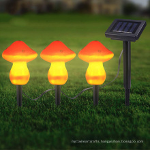 Solar Powered Outdoor Night Decoration IP44 Waterproof funny Mushroom Night Led garden Light